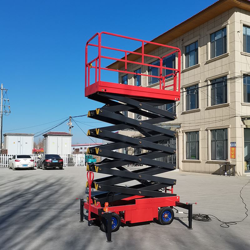 Towable Scissor Lift With Assisted Walking high quality