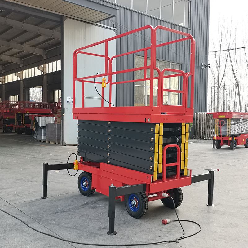Towable Scissor Lift With Assisted Walking high quality