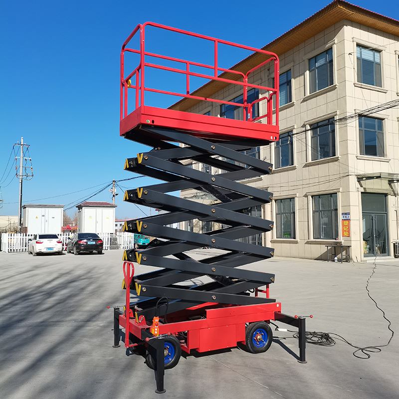 Towable Scissor Lift With Assisted Walking manufacturers