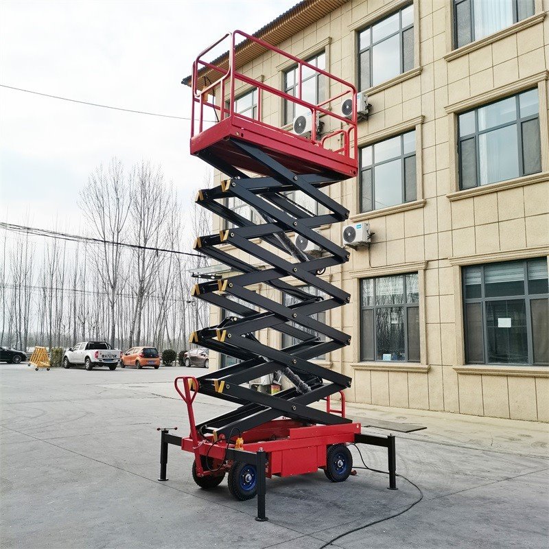 Towable Scissor Lift With Assisted Walking factory