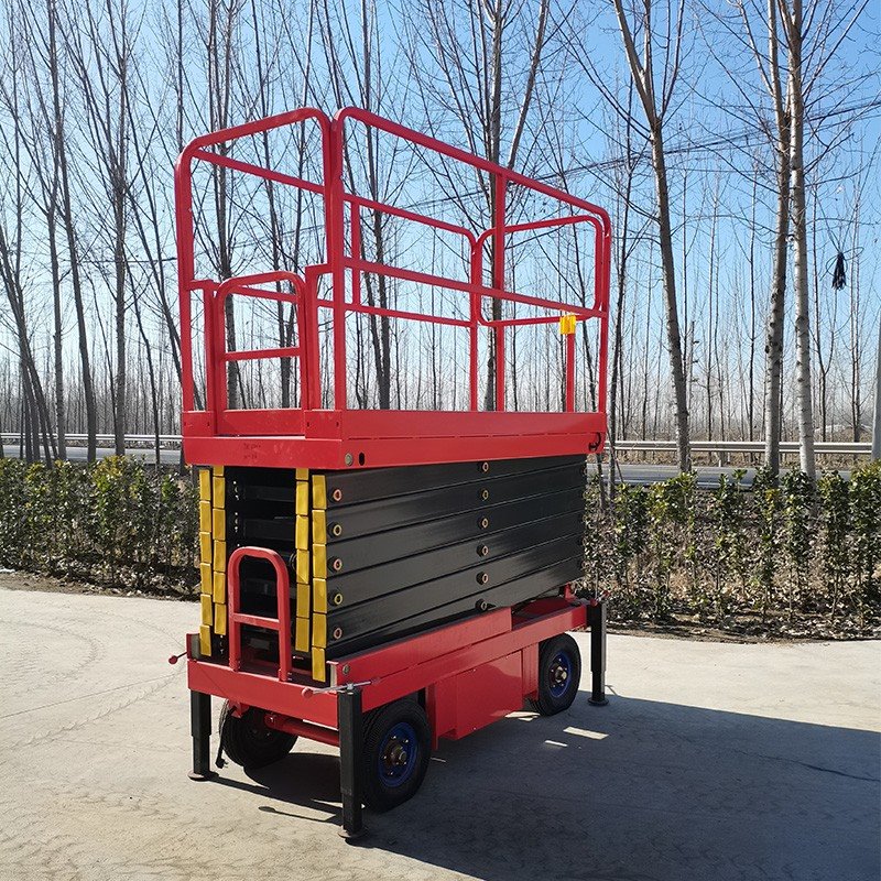Towable Scissor Lift With Assisted Walking high quality